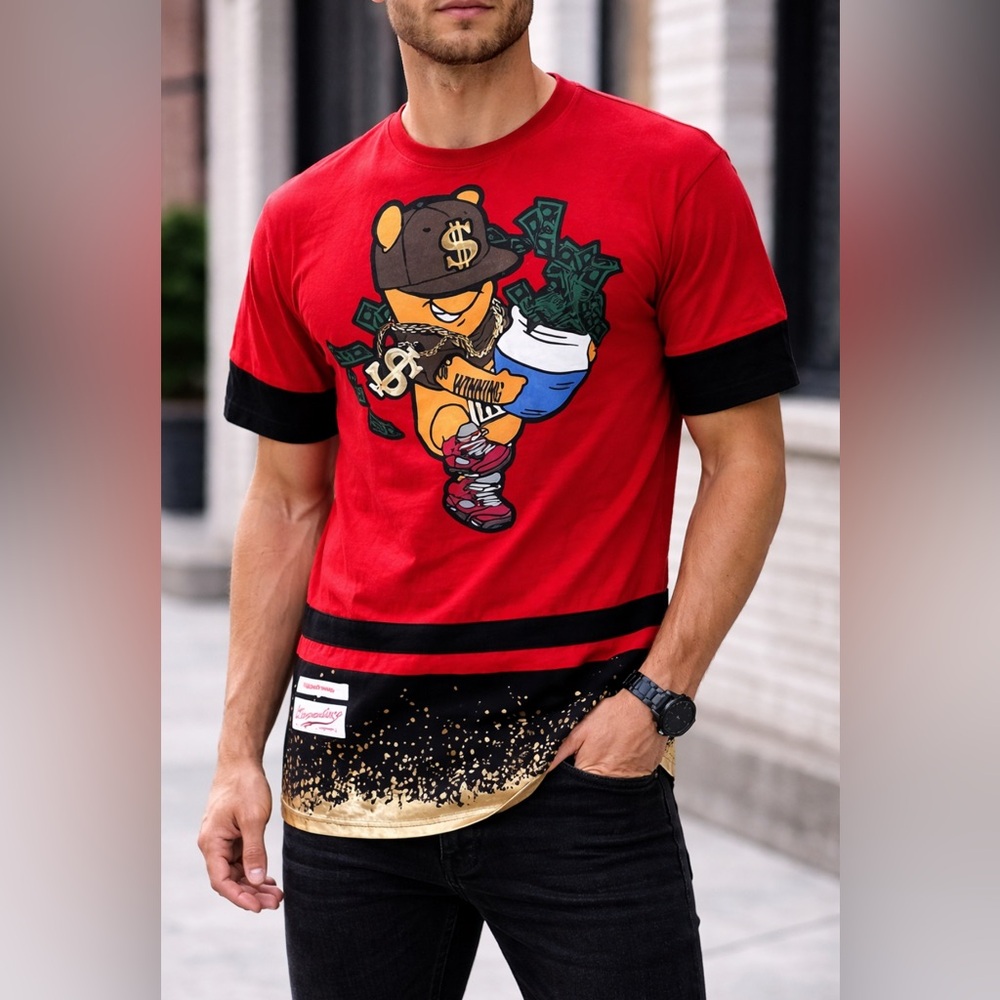Switch remarkable Winnie the Pooh winning men’s L Tee Limited addition legend